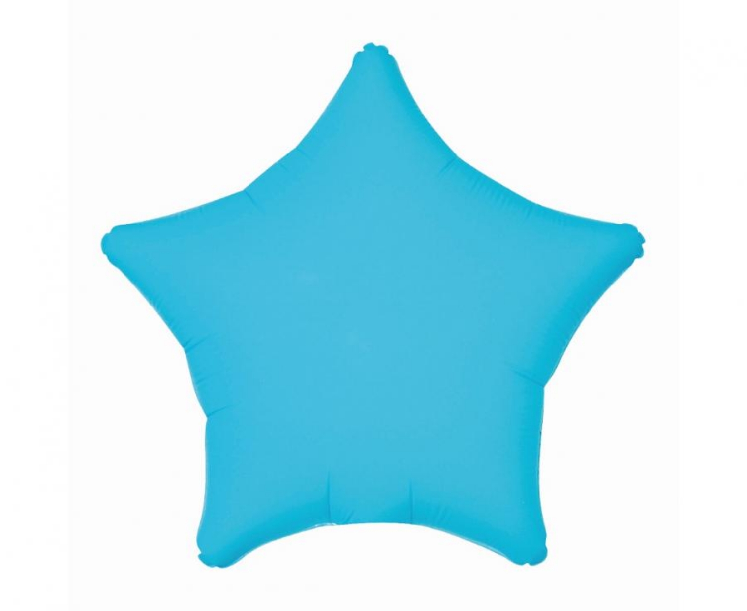 Fóliový balonek hvězda neon modrá – 48 cm