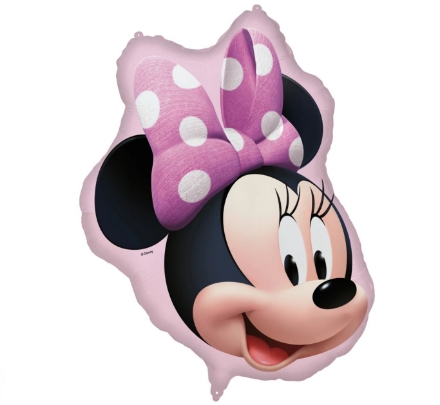 Obrázek Fóliový balonek Minnie Mouse hlava – 77,5 x 70 cm