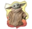 Obrázok z Fóliový balónik Star Wars Grogu – tvar Baby Yoda, 104 x 87,5 cm