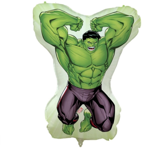 Obrázek Fóliový balonek Avengers Hulk – tvar Hulk, 96 x 80 cm