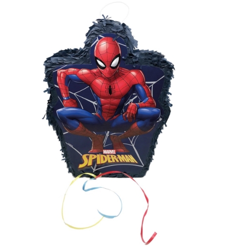 Levně Papírová piňata Spiderman World of Webs – 35 x 26 cm