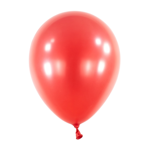 Obrázek Balonky červené perleťové – 28 cm/11", Metallic Apple Red, 50 ks