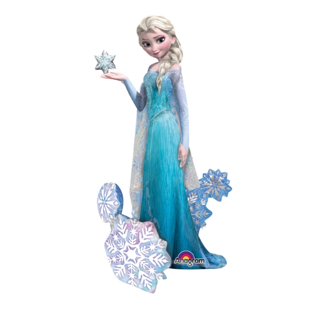 Picture of Elsa Frozen Walking Foil Balloon – 88 × 144 cm