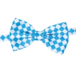 Picture of Oktoberfest bow tie blue-white – 12 cm