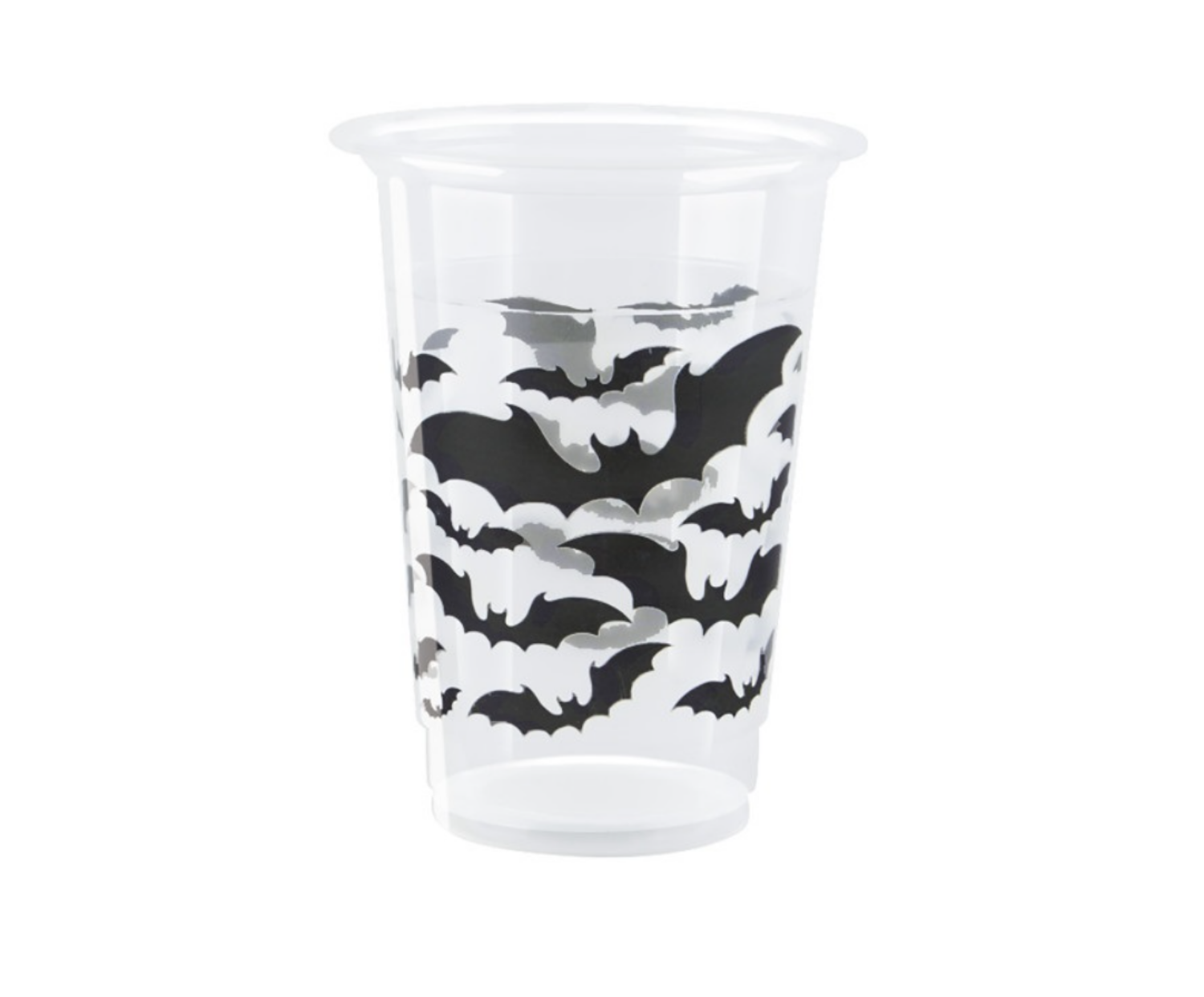 Plastové kelímky s netopýry – Halloween – 8 ks