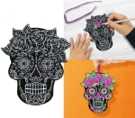 Obrázek Sada škrabacích obrázků Sugar Skull – 6 ks, 12 cm