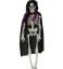 Visící kostlivec ženich 43 cm s černým pláštěm – Halloween dekorace