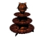 Třípatrový stojan na sladkosti Gothic Pumpkin 40 x 30 cm – Halloween dekorace a nádobí