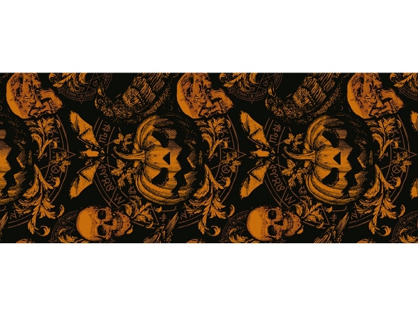 Papírový běhoun na stůl Gothic Pumpkin – 275 x 28 cm