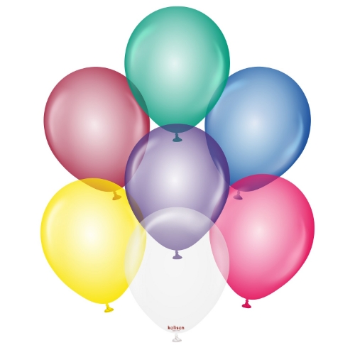 Levně Balonky krystalické mix barev – 30 cm/12", 50 ks