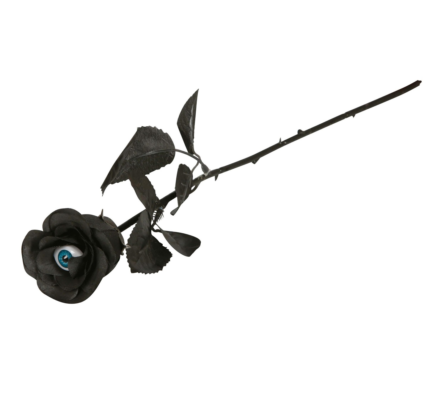 Levně Černá růže s okem, 42 cm