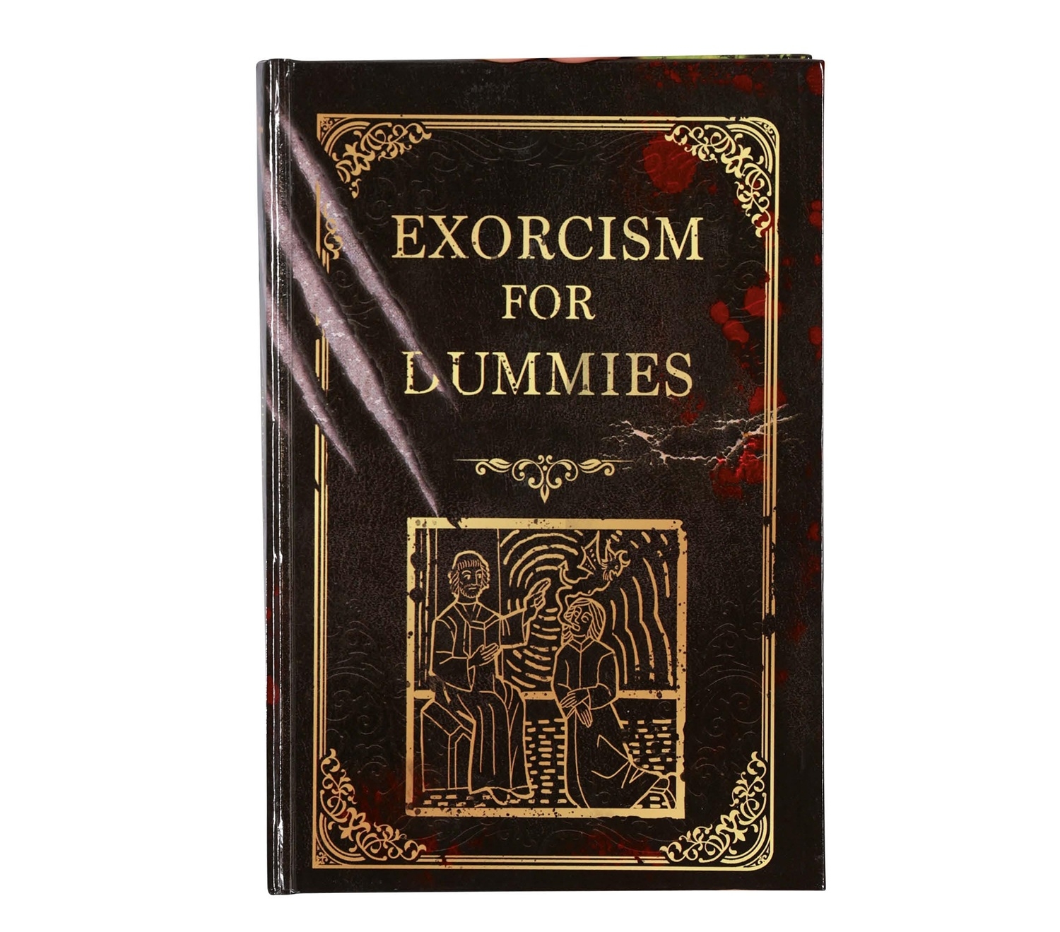 Kniha Exorcism for Dummies – dekorace 22 x 15 cm