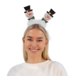 Obrázek Čelenka s houpajícími sněhuláky