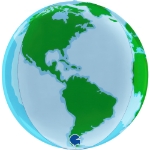 Obrázok z Fóliový balónik Zemegule Globe 4D 38 cm