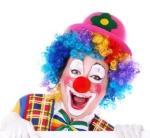 Červený molitanový klaunský nos o průměru 7 cm jako doplněk na karneval nebo maškarní kostým