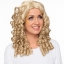 Blond andělská paruka s dlouhými kudrlinkami pro dospělé