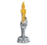 Obrázok z Svietnik kostlivec s LED sviečkou 15 cm