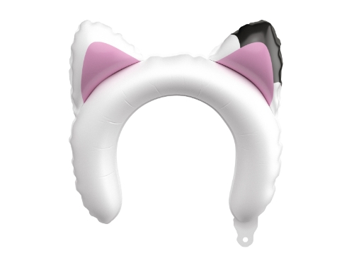 Levně Fóliový balonek čelenka uši kočky Pandy Gábinin kouzelný domek 21 cm – 6 ks