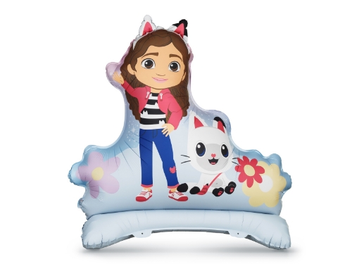 Stojící fóliový balonek Gabby a kočička Pandy Gábinin kouzelný domek 92 cm