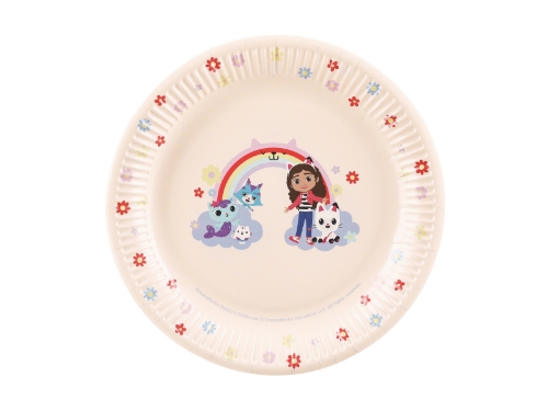 Levně Papírové talíře Gábinin kouzelný domek 23 cm – 6 ks