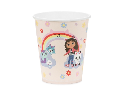 Levně Gábinin kouzelný domek Papírové kelímky 250 ml, mix
