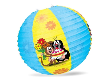 Obrázek Kulatý lampion Krteček - 30 cm