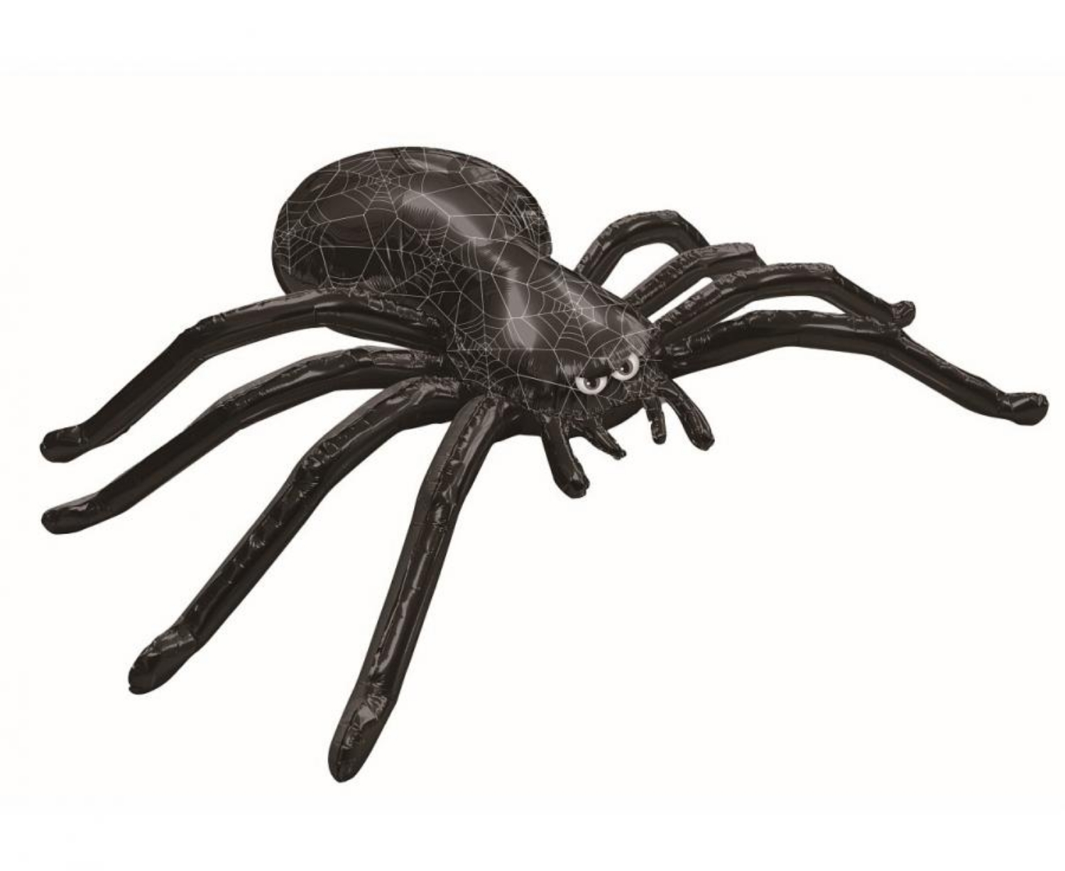 Fóliový balonek pavouk černý stojící 196 × 156 × 46 cm