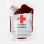 Infuzní sáček s falešnou krví, 30 ml, plastová halloweenská dekorace