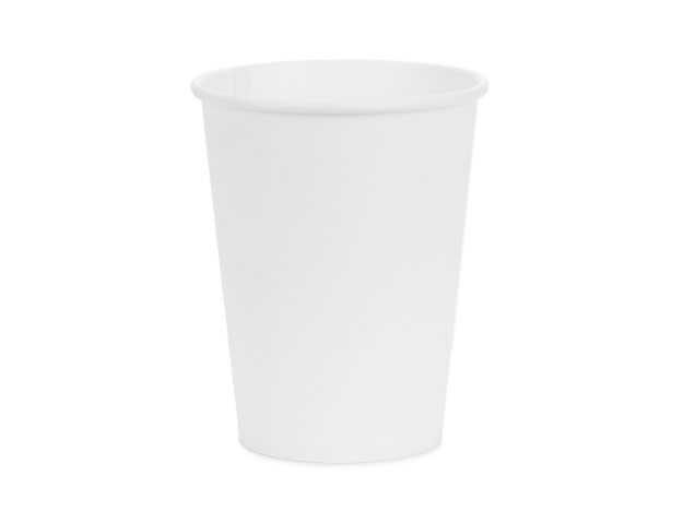 Bílé papírové kelímky o objemu 250 ml – balení 6 ks