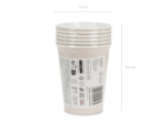 Obrázok z Papierové tégliky béžové 250 ml – 6 ks