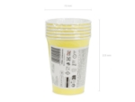 Obrázok z Papierové tégliky žlté 250 ml – 6 ks