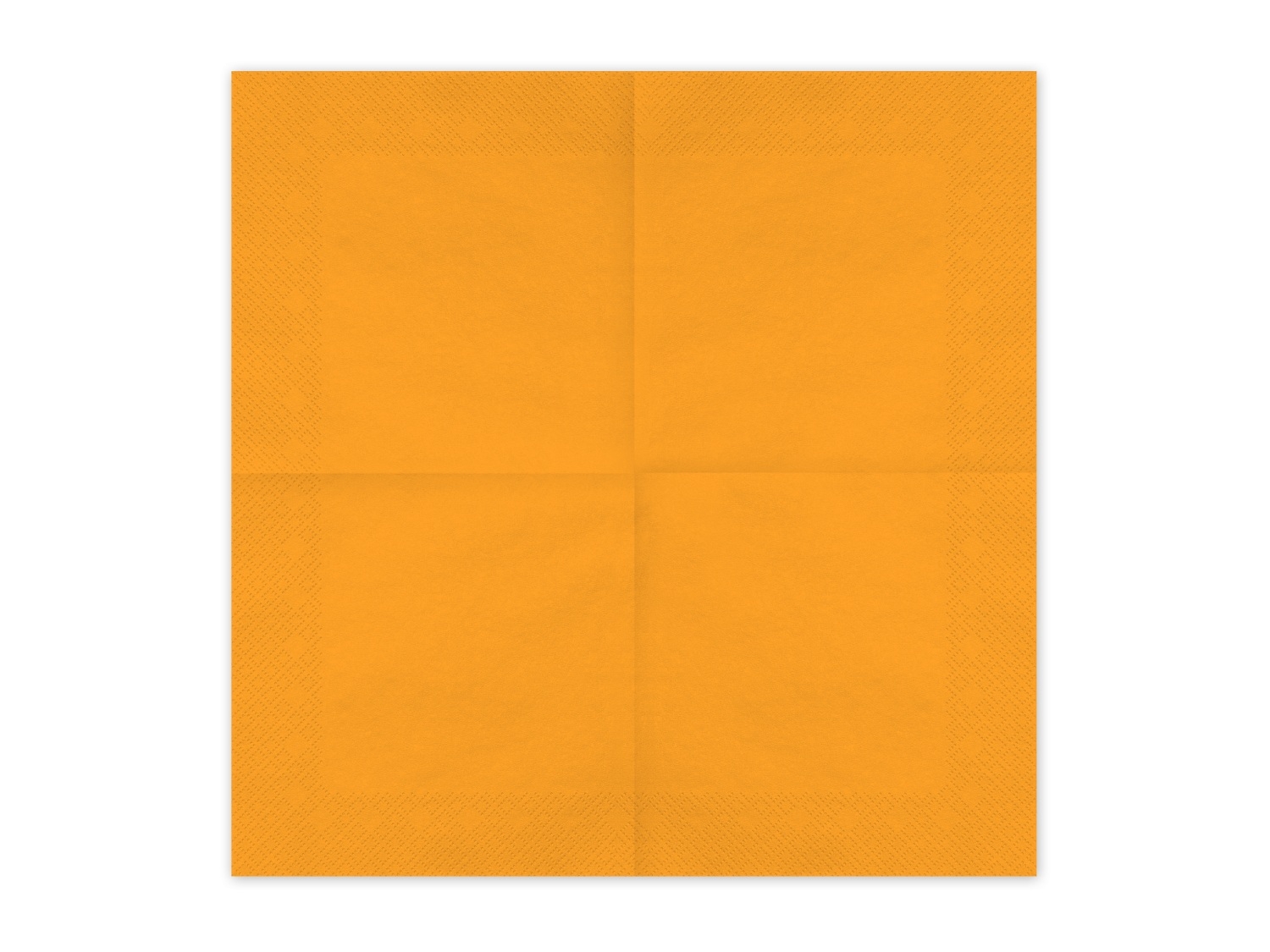 Levně Papírové ubrousky oranžové 33 × 33 cm – 20 ks