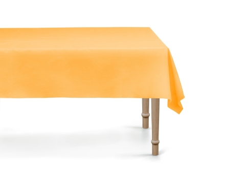 Oranžový ubrus 137 × 183 cm z PP materiálu