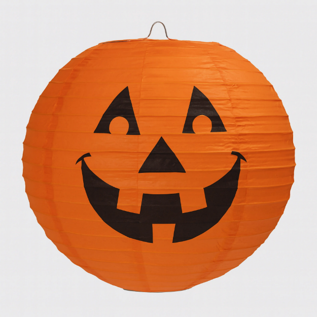 Lampion ve tvaru dýně na průvod. Stačí přidat led světélko a můžete zářit