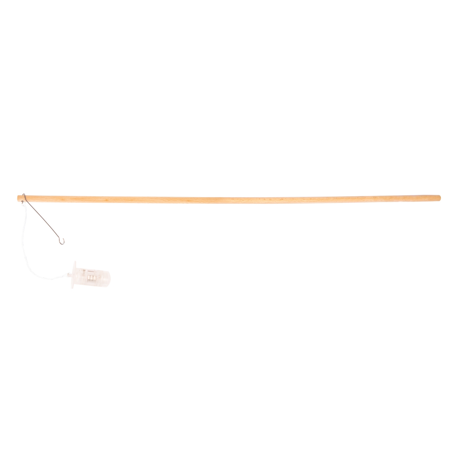 Levně Svítící tyčka na lampiony dřevěná 50 cm