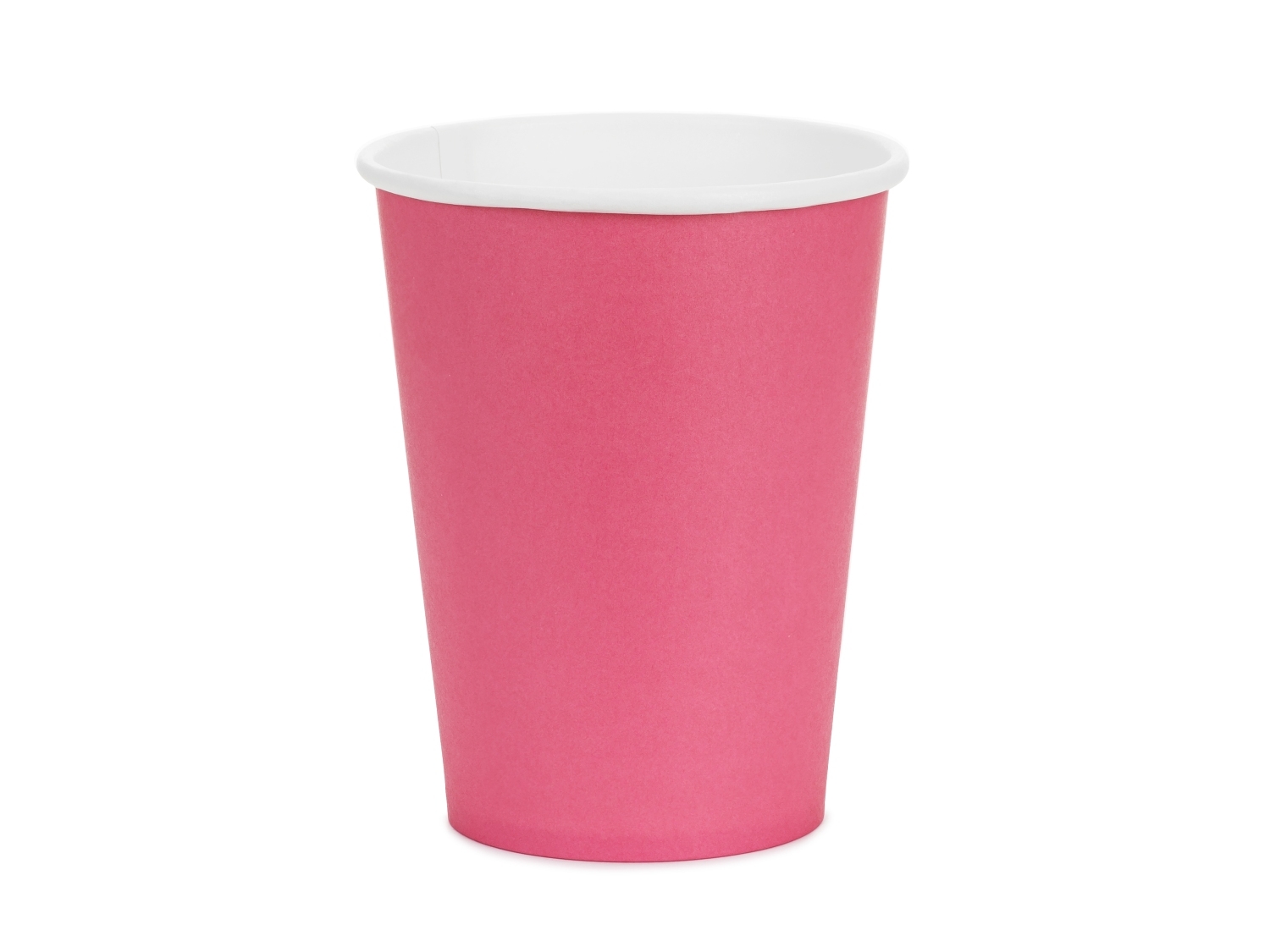 Levně Papírové kelímky tmavě růžové 250 ml – 6 ks
