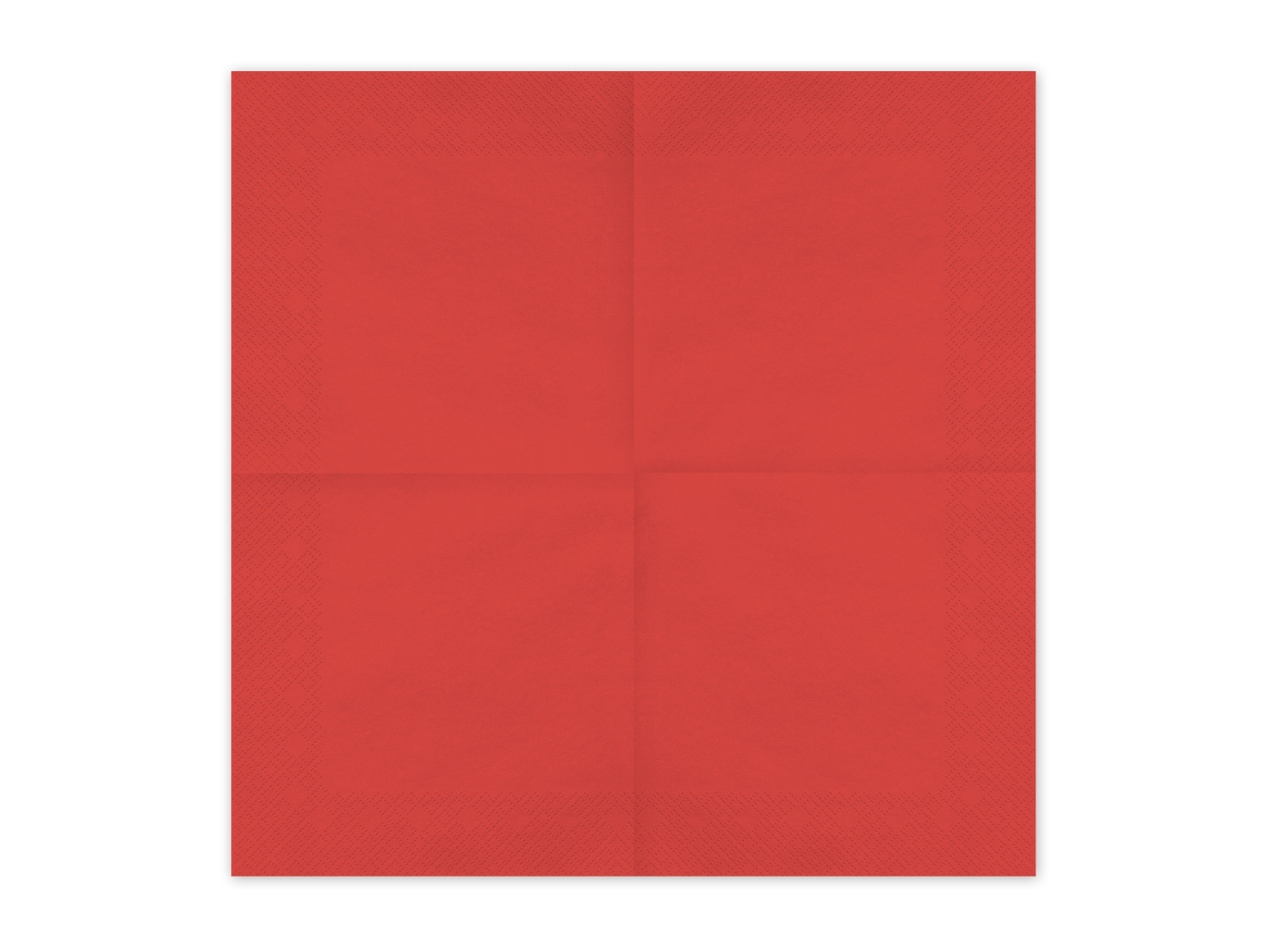 Papírové ubrousky tmavě červené 33 × 33 cm – 20 ks