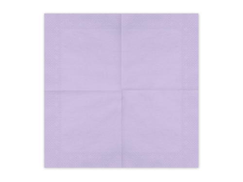 Papírové ubrousky levandulové 33 × 33 cm – 20 ks