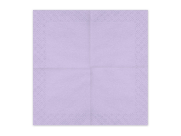 Papírové ubrousky levandulové 33 × 33 cm – 20 ks