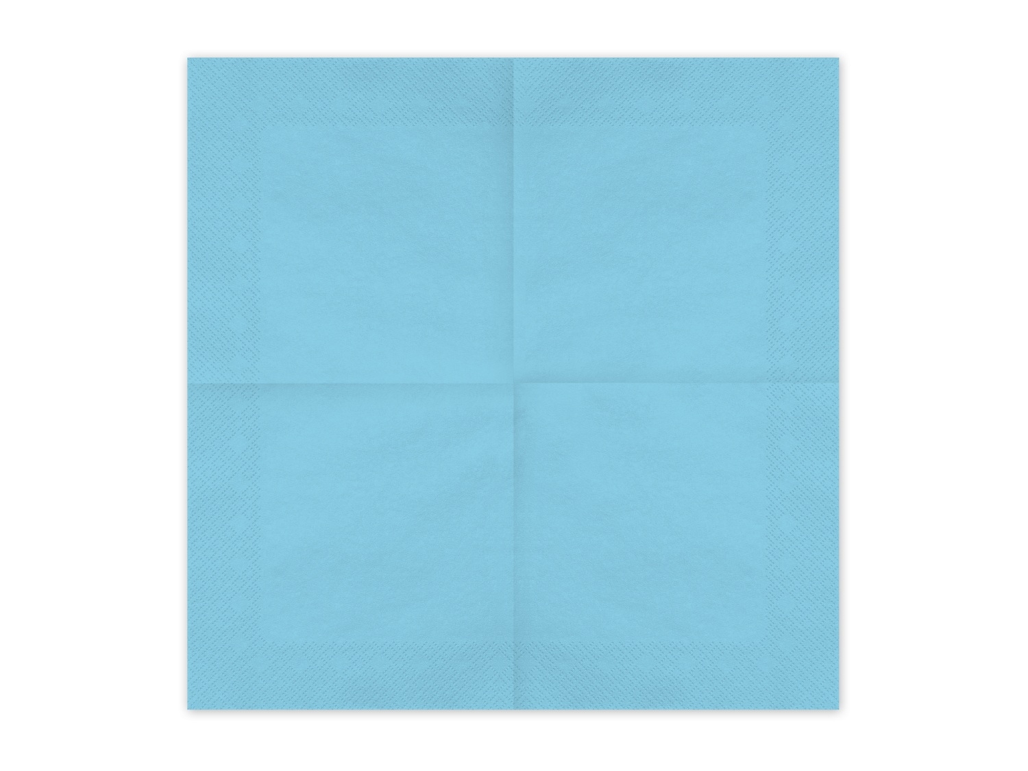 Papírové ubrousky světle modré 33 × 33 cm – 20 ks