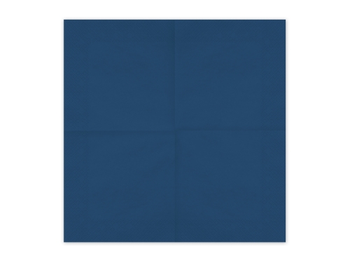 Papírové ubrousky tmavě modré 33 × 33 cm – 20 ks