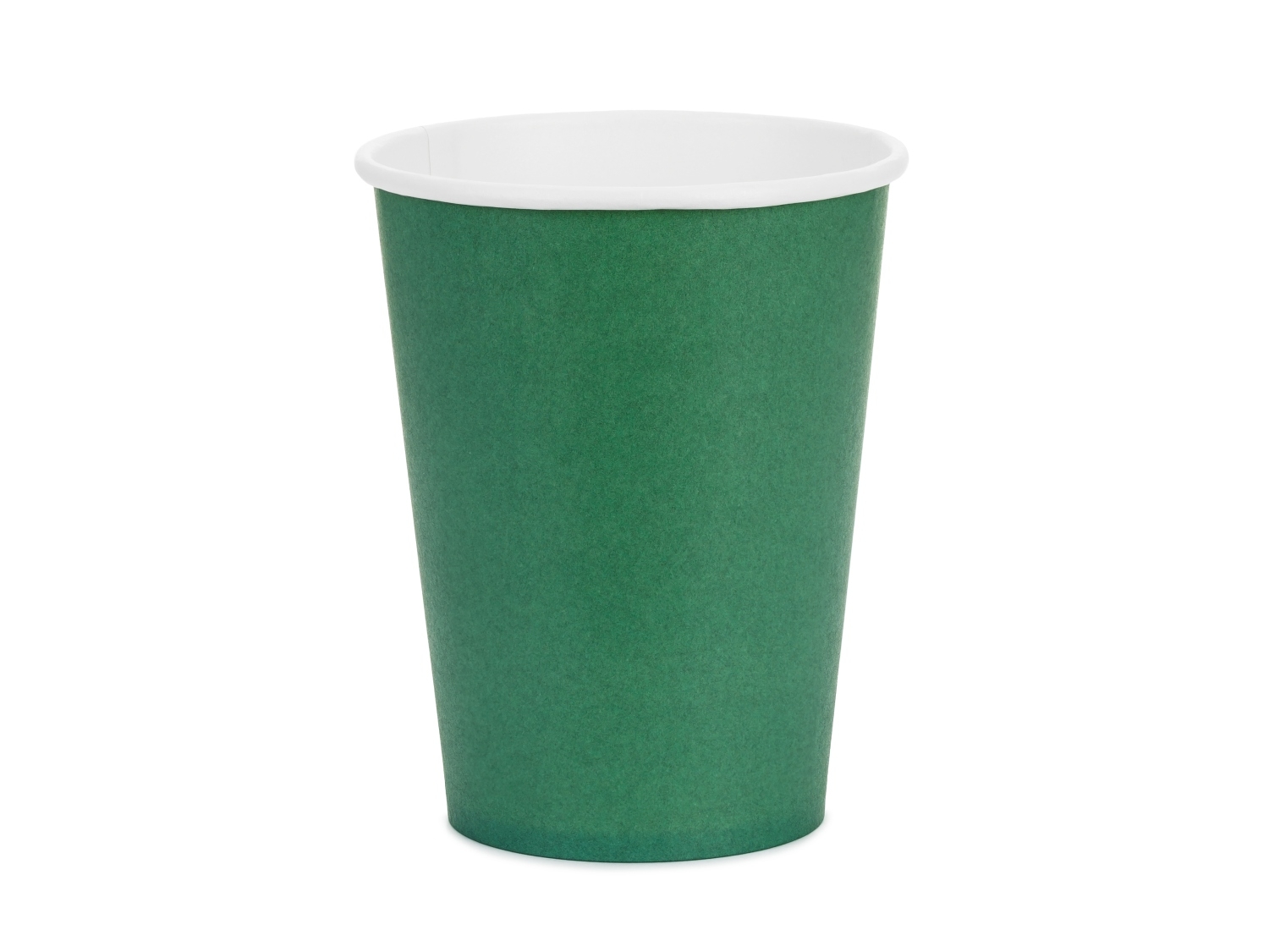 Papírové kelímky tmavě zelené 250 ml – 6 ks