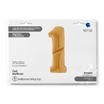 Obrázek Foliová číslice zlatá 1 - 163 cm