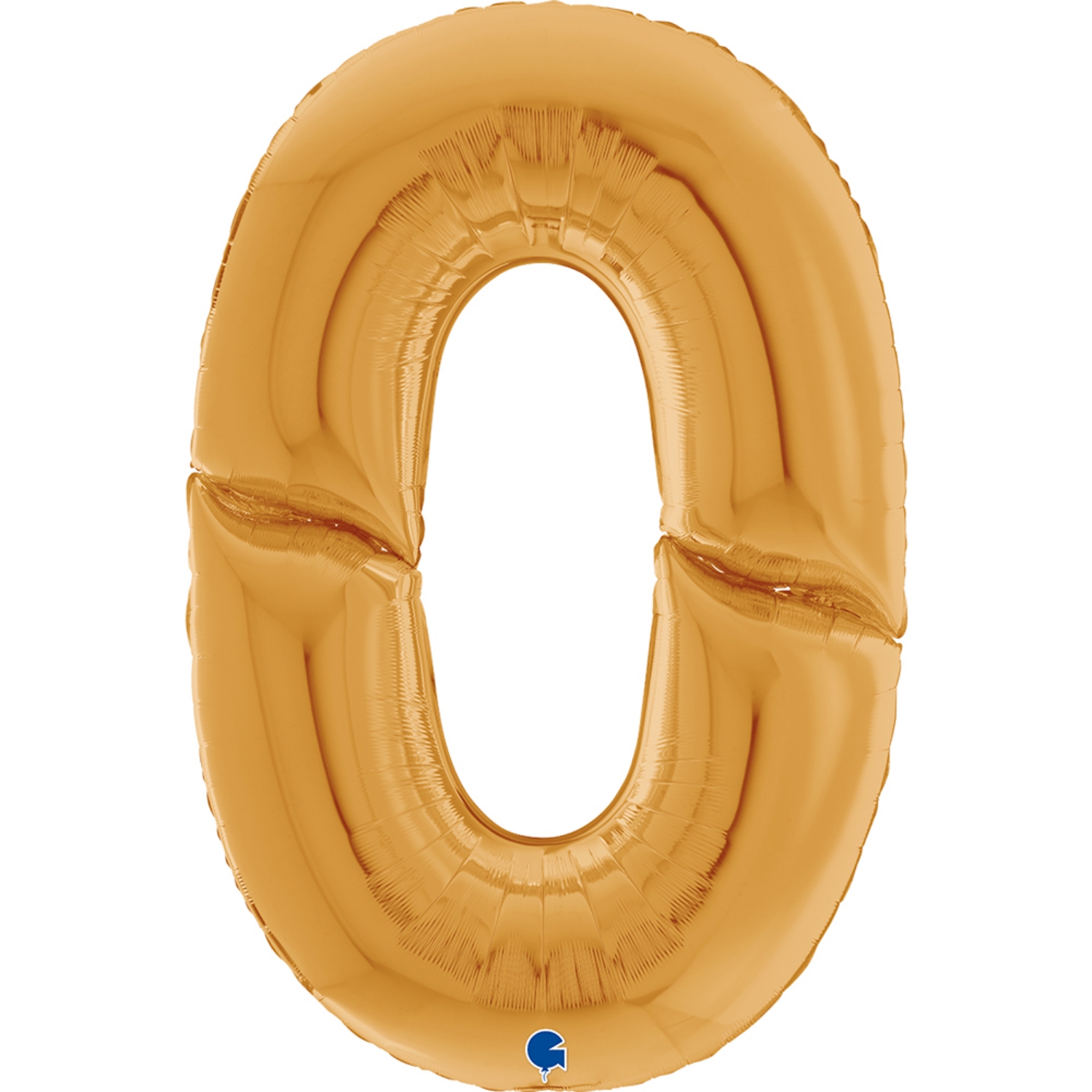 Foliová číslice zlatá 0 - 163 cm