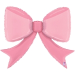 Fóliový balonek Růžová mašle – Pretty Pink Bow 90×73 cm, elegantní dekorace pro svatbu, narozeniny i baby shower