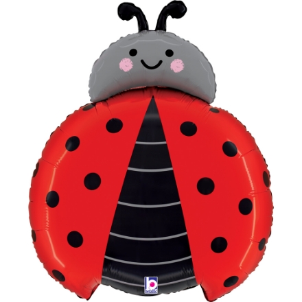 Fóliový balonek Beruška – Lady Bug 59×48 cm, veselá dekorace pro jarní nebo dětskou party