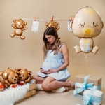 Obrázek Fóliový balónek Medvídek Cute mini – 36 cm