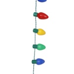 Obrázok z Svietiace vianočné girlanda na krk - 12 farebných LED