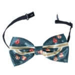 Vánoční motýlek s potiskem ozdob – produkt