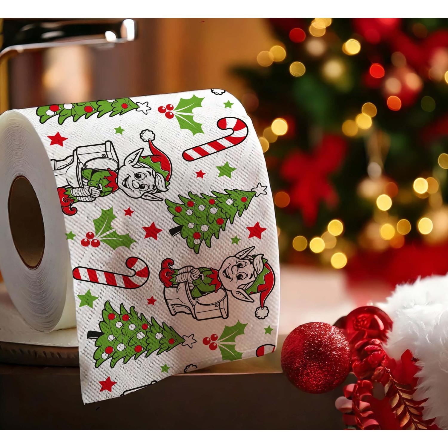 Vánoční toaletní papír Elf – 2vrstvý, 30 m